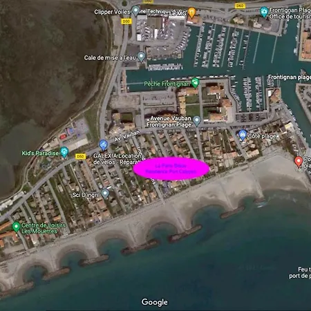 La Perle Bleue, 100 M De La Plage, Parking, Wifi Frontignan Exterior foto